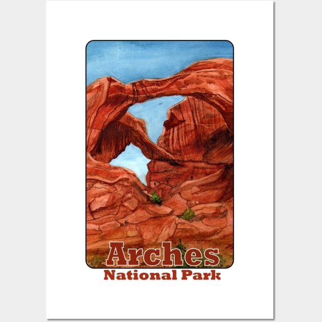 Double Arch, Arches National Park Wall Art by MMcBuck